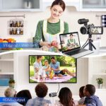 Vmotal 4K Camera, 48MP Photo, 4K 60FPS Video, 2 Batteries