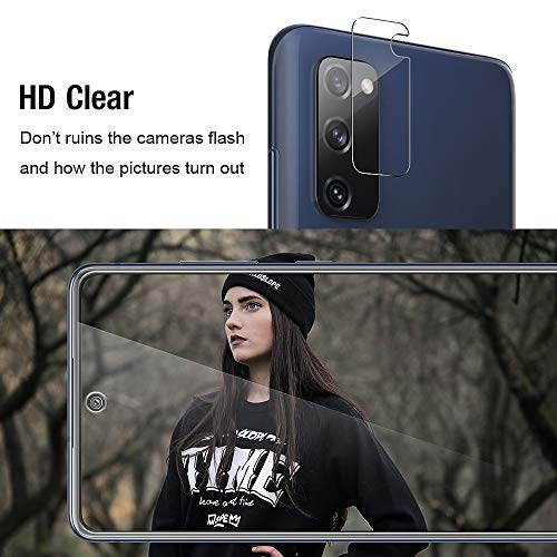 TOCOL 4 Pack for Samsung Galaxy S20 FE 5G, Screen & Lens Protectors