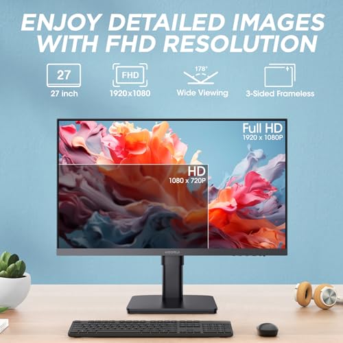 KOORUI 68.6cm FHD Office Monitor, 100Hz, 4ms, VESA, Black