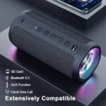 Ortizan Portable Bluetooth Speaker, IPX7, 30H Playtime