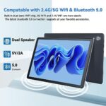 XCX 25.4cm Tablet Android 13, 8GB RAM 128GB ROM, Black