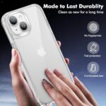 iCatchy Shockproof Clear Case for iPhone 14 (15.5 cm)