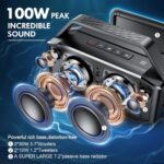 W-KING 60W Waterproof Bluetooth Speaker, 40H, Power Bank