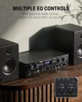 Bluetooth 5.0 Stereo Audio Amplifier, 440W, 4-Channel