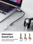UGREEN USB to 3.5mm Audio Adapter External Sound Card