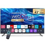 Antteq 109 cm Smart 4K TV, webOS UHD, Voice Remote