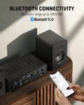 Bluetooth 5.0 Stereo Audio Amplifier, 440W, 4-Channel
