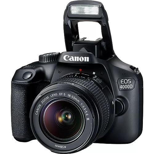 Canon EOS 4000D DSLR & 18-55 mm Lens - Black
