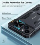 FNTCASE Rugged Shockproof Case with Kickstand for iPhone 15 Plus