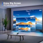 XuanPad 2024 Mini Projector, 1080P, 14000L, Portable HD