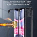 OWKEY iPhone 11 Case 15.5cm, 360° Full Body Protection (Black)