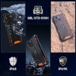 OUKITEL WP32 Rugged Phone - 12GB+128GB, 6" 6300mAh, Green