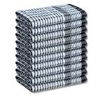 Wonderdry Cotton Tea Towels Pack of 10 (Black)
