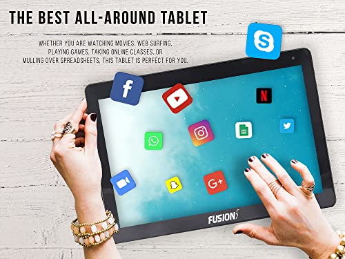 Fusion5 25.6cm Android 11 Tablet, 128GB, 4GB RAM, 4G, FHD