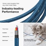 Micro USB Cable 2m 2-Pack Fast Charging Nylon for Android