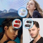 3 Pack Wired In-Ear Earphones with Mic, 3.5 mm, Noise Isolating