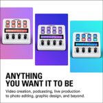 Elgato Stream Deck + White, audio mixer, live controller