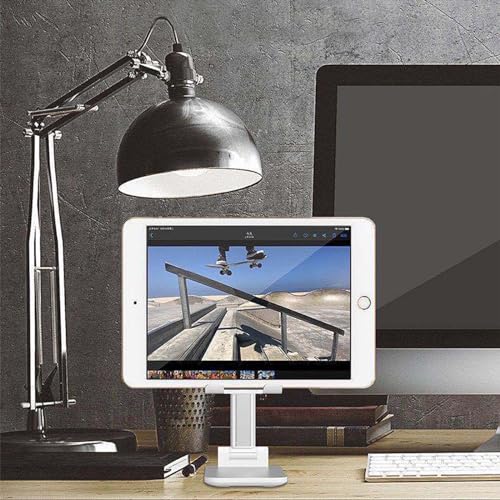 2Pcs Adjustable Phone Stand, Black + White