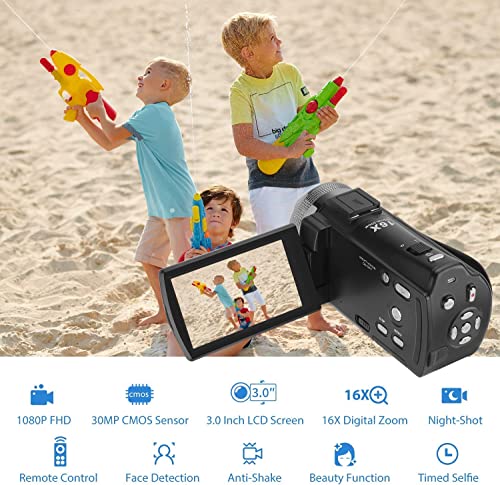 ORDRO V12 Full HD 1080P Camcorder with Night Vision