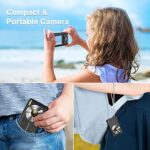 Digital Camera 44MP 1080P, 2.4" LCD, 16X Zoom, Compact
