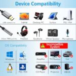 KiWiBiRD USB to 3.5mm Audio Adapter, TRRS 4-pole DAC