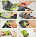 DUMAO 12-in-1 Vegetable Chopper & Mandoline Slicer