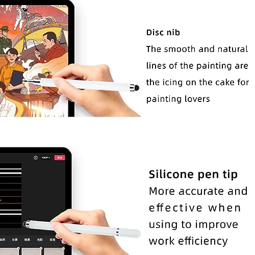 JOCXZI Dual-Head Stylus Pens for Touch Screens (3-Pack)