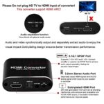 4K HDMI Audio Extractor with 1.2m Cable, Optical & AUX Out