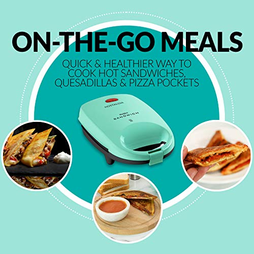 Nostalgia Pizza Pockets Maker, 520W, Mint Green
