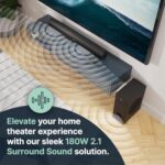 MAJORITY Teton Plus | Bluetooth TV Soundbar | 81cm, 180W
