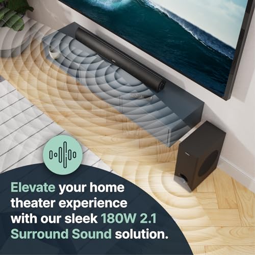 MAJORITY Teton Plus | Bluetooth TV Soundbar | 81cm, 180W