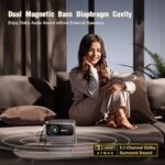 【Netflix & Dolby】Smart 4K Projector, 700 ANSI, WiFi 6, Bluetooth