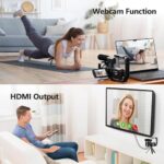 5K 56MP Camcorder WiFi 7.6cm Rotatable Touchscreen Vlogging Kit