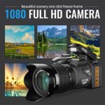 NBD 33MP DSLR Camera for Beginners, 1080P HD, 24X Lens