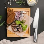 nuovva Kitchen Knife Set with 360° Rotating Stand