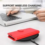 TECHGEAR iPhone SE/8/7/6 Leather Wallet Case - Red