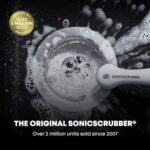 SonicScrubber Household Brush - High Power, 4 Heads, AA Batteries