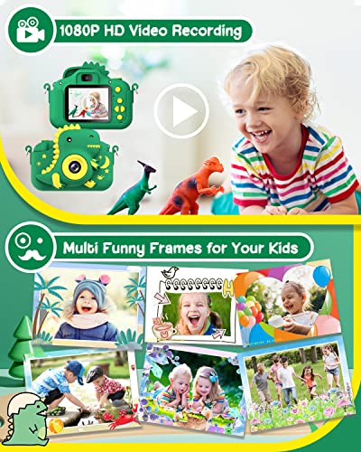 GREENKINDER 20MP Kids Camera with 32GB Card