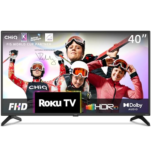 CHiQ ROKU TV L40G5NK, 101cm Smart TV, FHD, HDR10, 2023