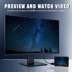 Mwin Video to Digital Converter with 10.9 cm Screen
