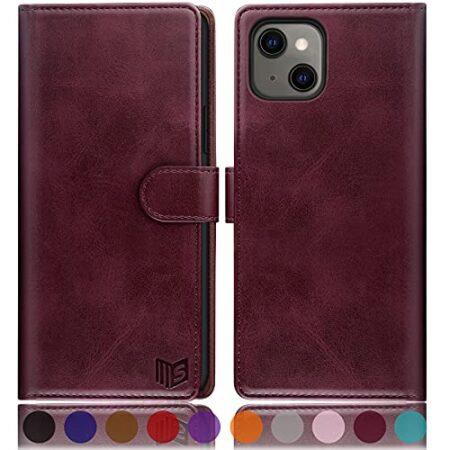 SUANPOT iPhone 13 15.5 cm Case w/ Card Holder & RFID Block