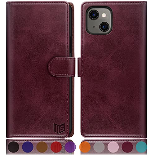 SUANPOT iPhone 13 15.5 cm Case w/ Card Holder & RFID Block