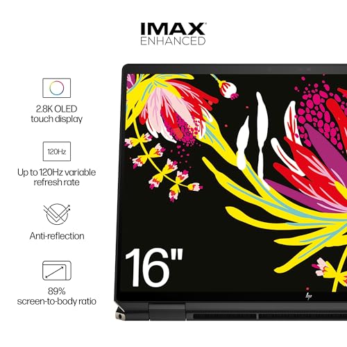 HP Spectre x360 16" 2in1 Laptop | Intel Core Ultra 7 | 16 GB RAM | 1 TB SSD | Intel Arc Graphics | 2.8K OLED Touchscreen | Up to 13hrs battery | Intel Evo | Win 11 | Black | 16-aa0004sa