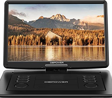 DBPOWER 45.5cm Portable DVD Player, 39.6cm HD Screen