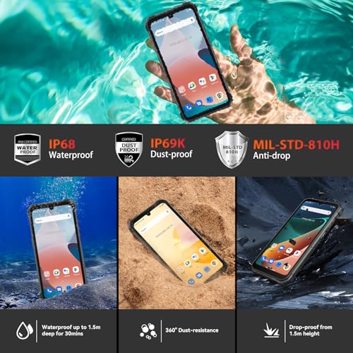 Blackview BV5300Pro Rugged Smartphone, 7GB+64GB, 6580mAh, 6.1"