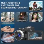 8K 64MP Video Camera with IR Night Vision, 18X Zoom, WiFi