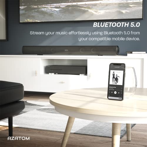 AZATOM Studio Eclipse 2.1 Soundbar, 180W, Bluetooth, 91cm