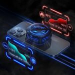 Black Shark Magnetic RGB Phone Cooler, Portable (Black)
