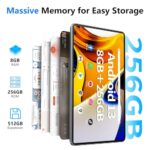 SGIN 30.4cm Android 13 Tablet, 8GB RAM, 256GB Storage