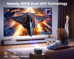 Netflix & Dolby Audio 26000 Lumen Smart Projector, 1080P, 4K